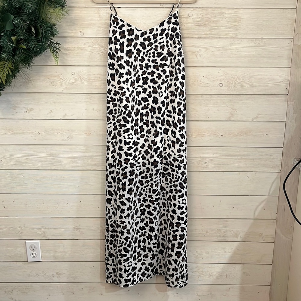 Pink Lily leopard maxi dress